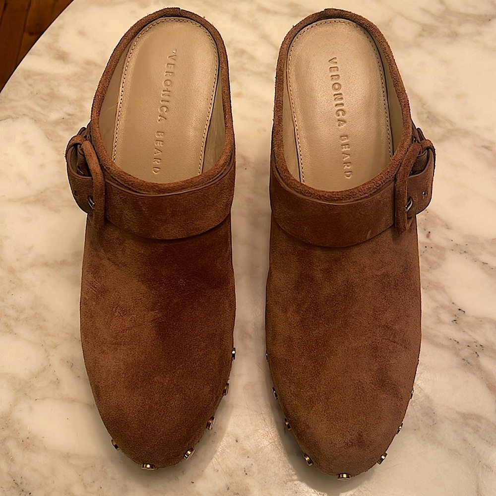 Veronica Beard Dacey Clog - Pecan